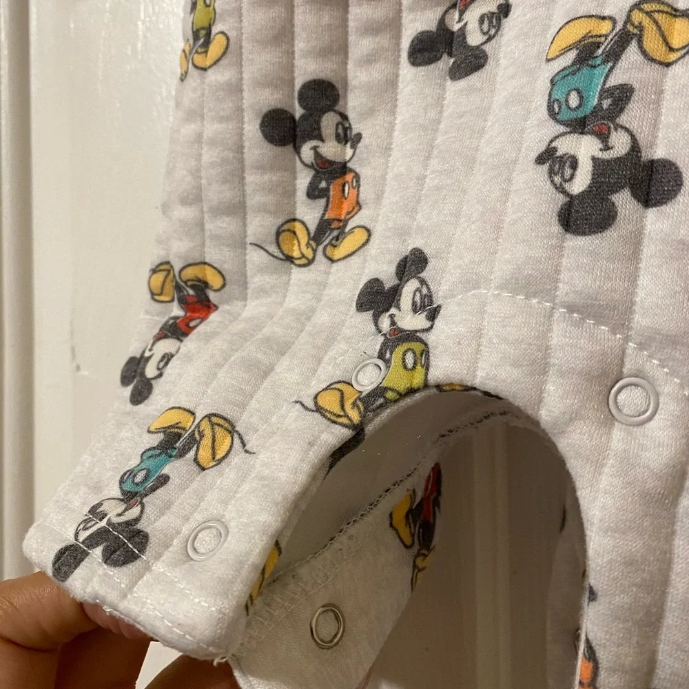 Disney Mickey Mouse Overalls with Red T-Shirt - Picture 5 of 6